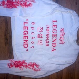 Cropped Long Sleeve Legend Pullover